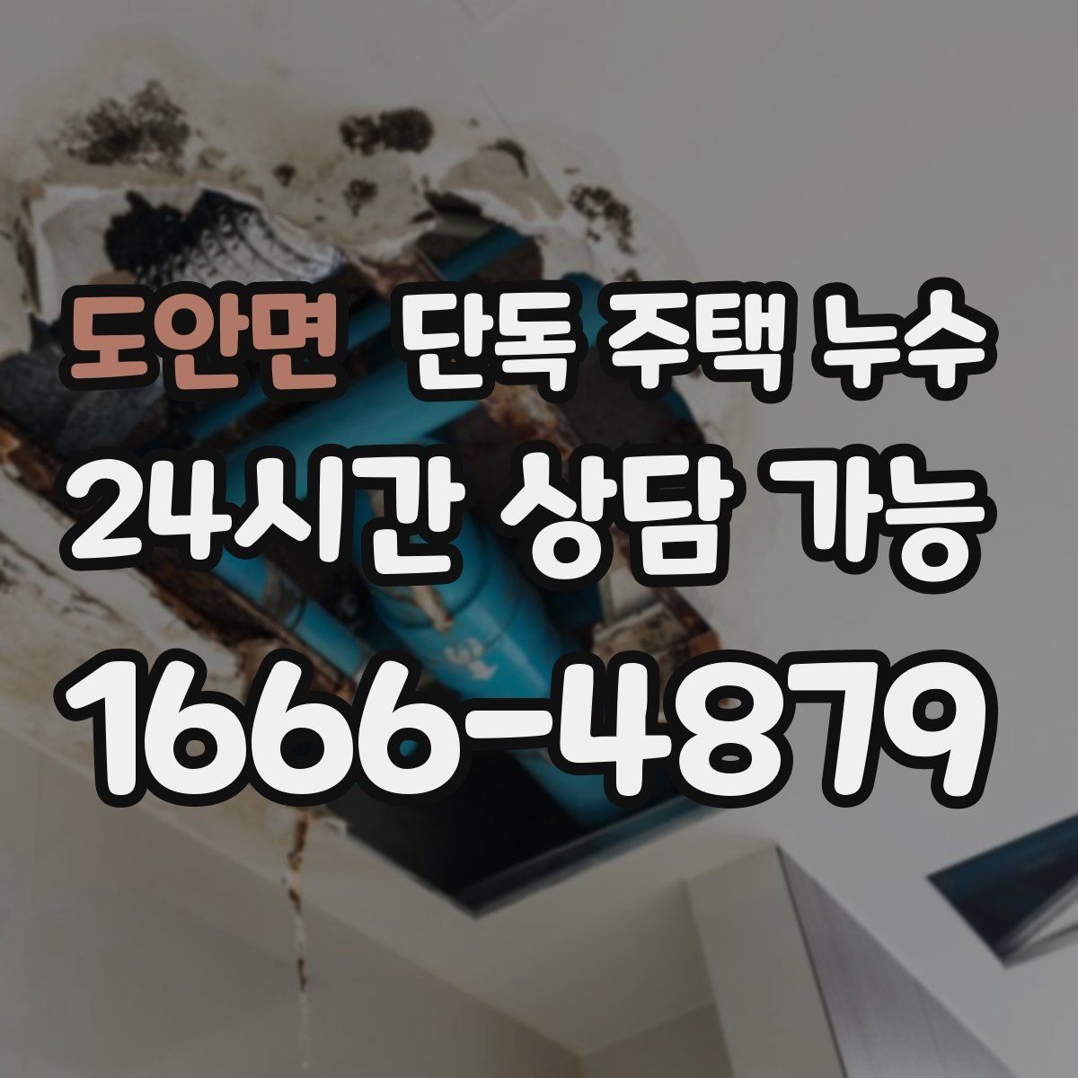 도안면 단독 주택 누수 전등 주변 물자국이 생겼다면 즉시 점검