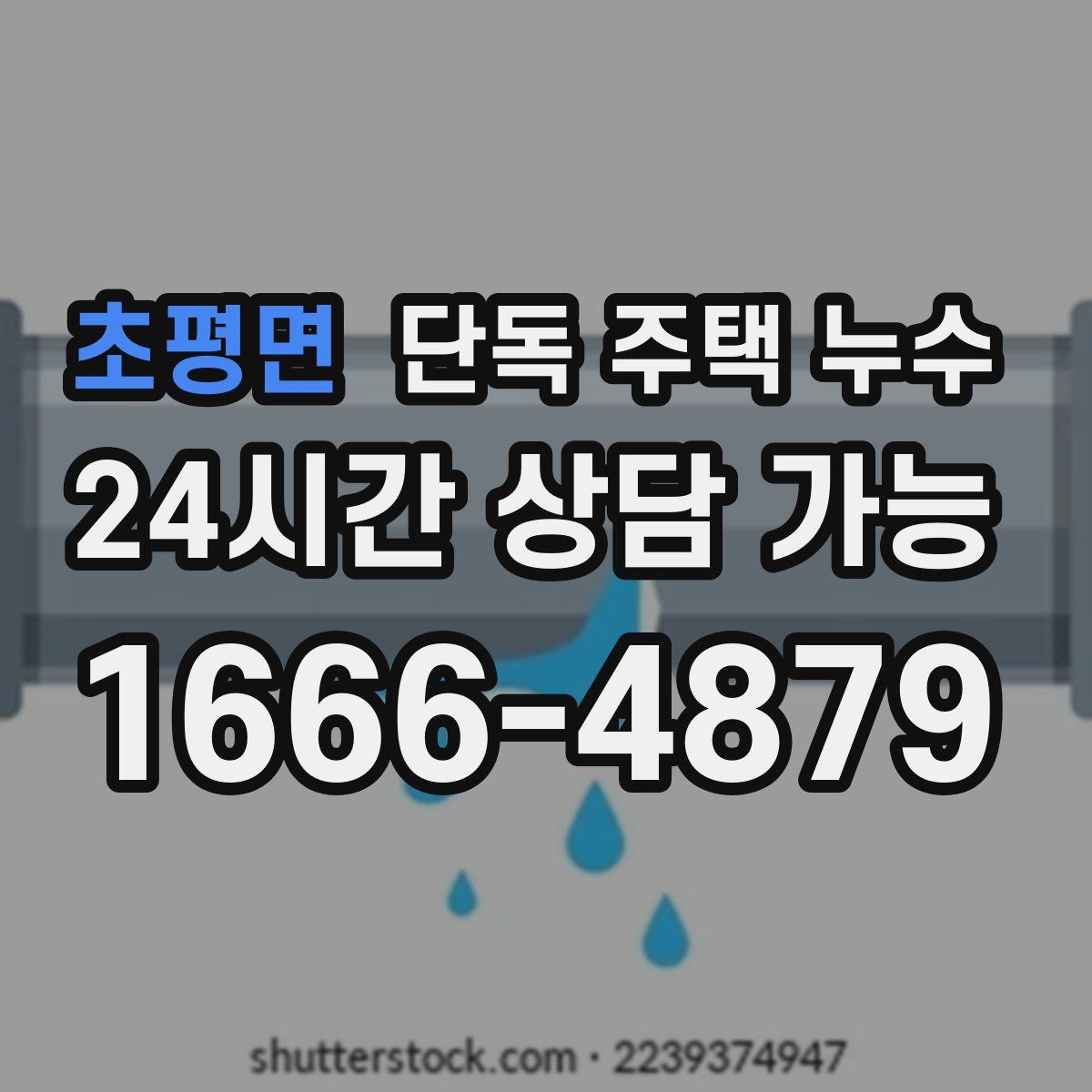 초평면 단독 주택 누수