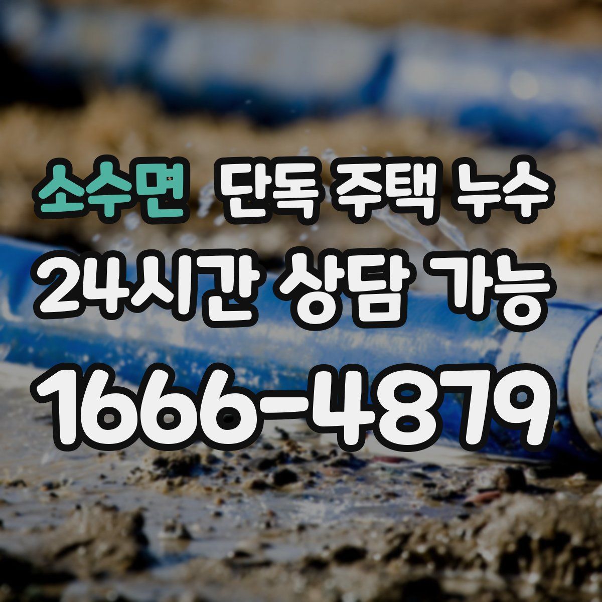 소수면 단독 주택 누수