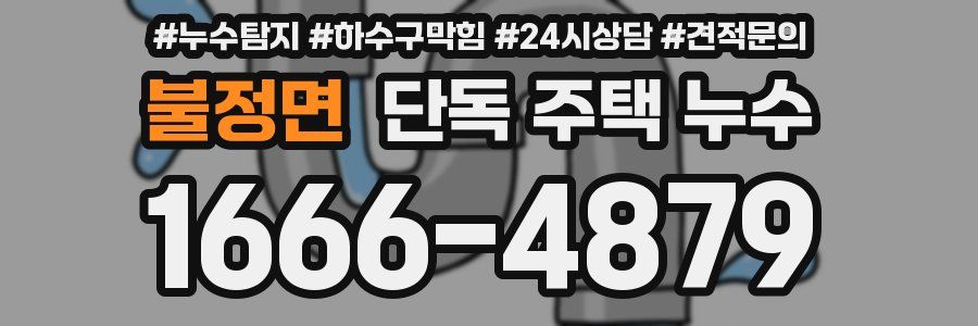 불정면 단독 주택 누수