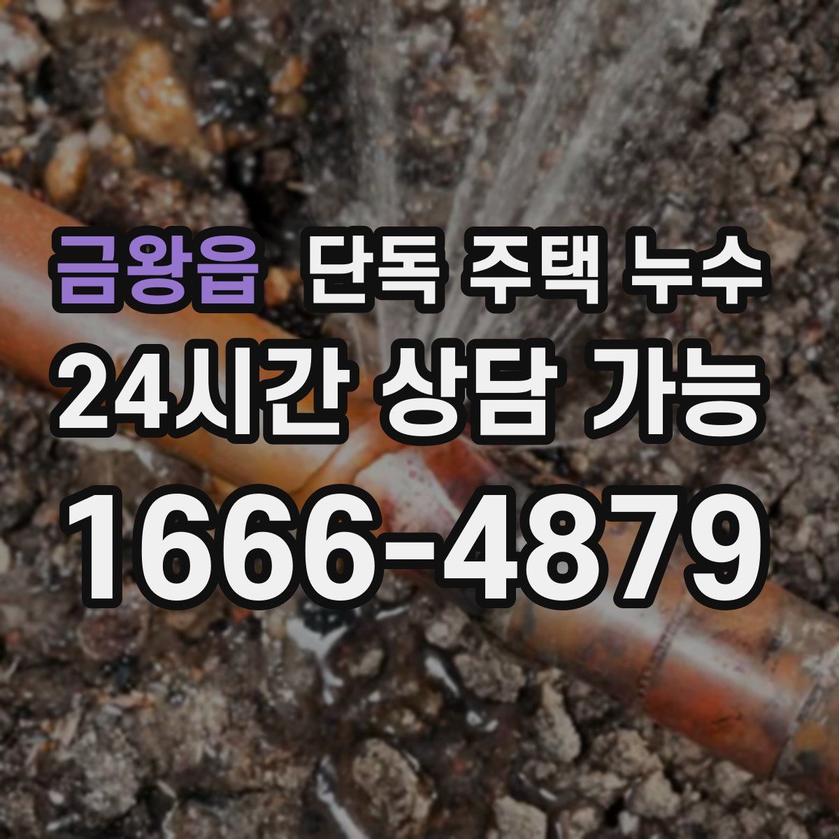 금왕읍 단독 주택 누수