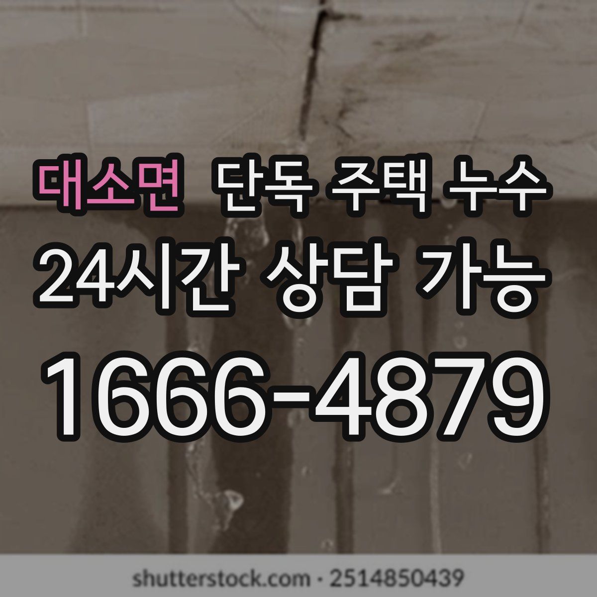 대소면 단독 주택 누수