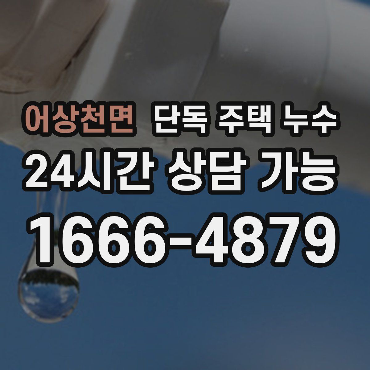 어상천면 단독 주택 누수