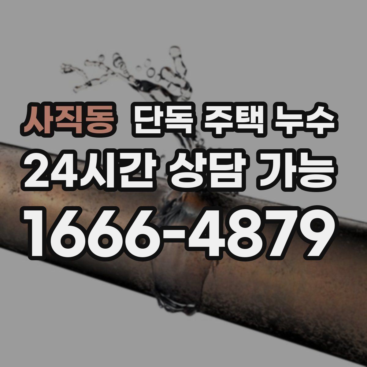 사직동 단독 주택 누수 베란다 없는 단독집에서 자주 새는 포인트