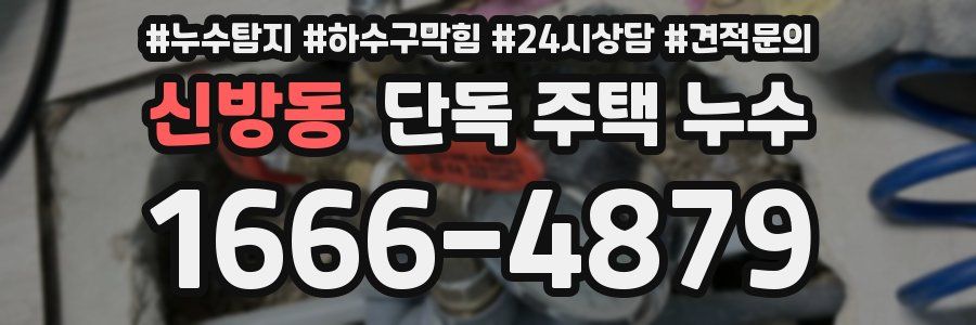 신방동 단독 주택 누수