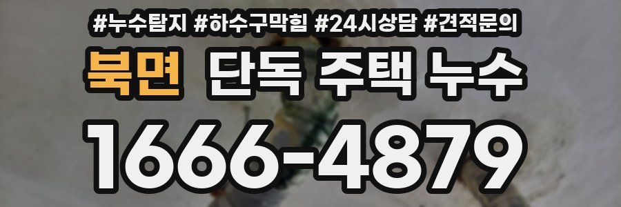 북면 단독 주택 누수