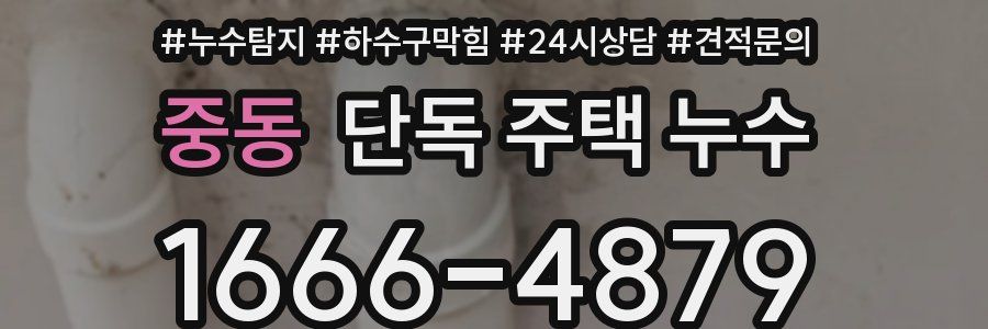 중동 단독 주택 누수