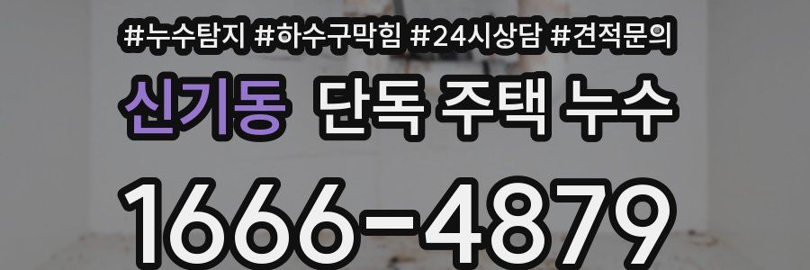 신기동 단독 주택 누수