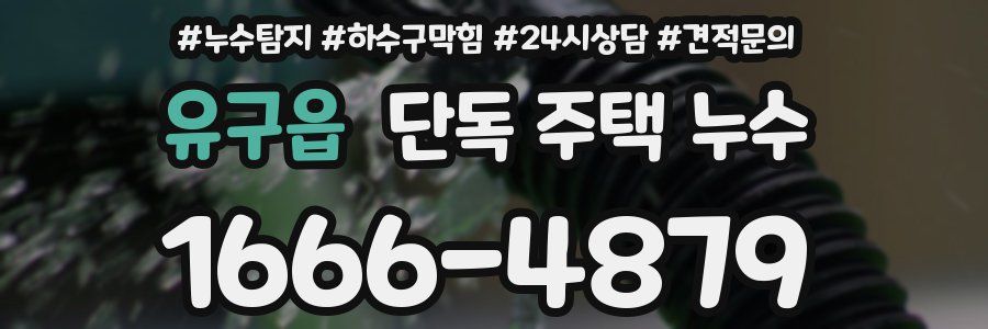 유구읍 단독 주택 누수