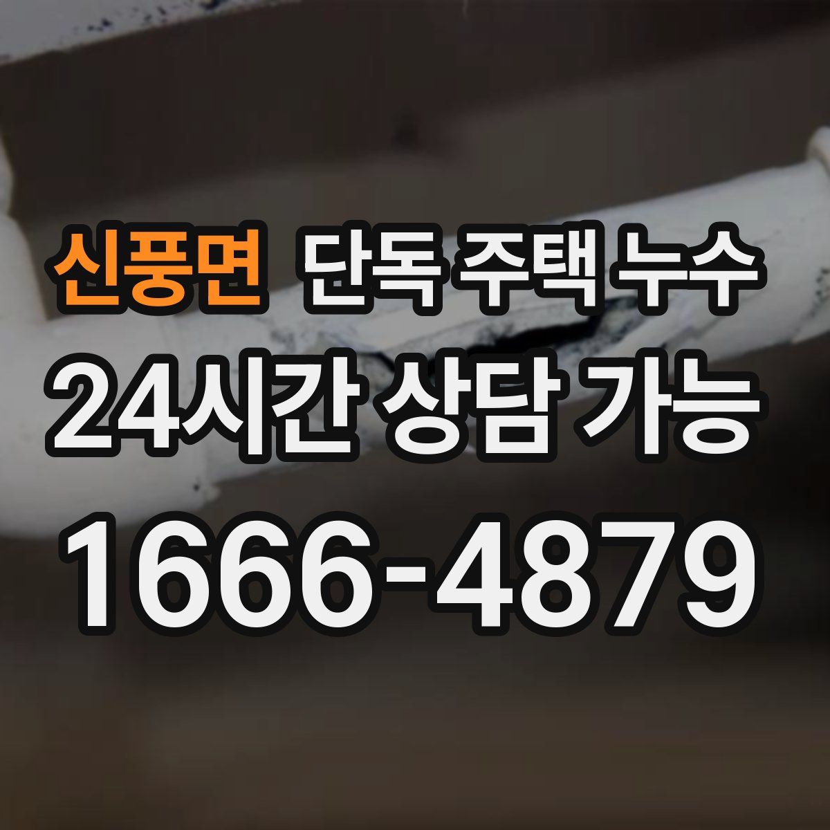 신풍면 단독 주택 누수