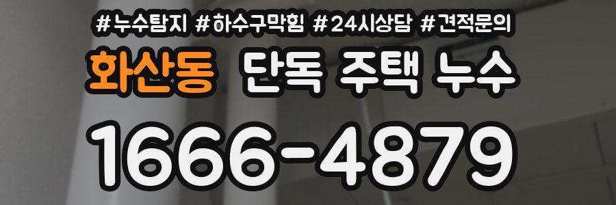 화산동 단독 주택 누수