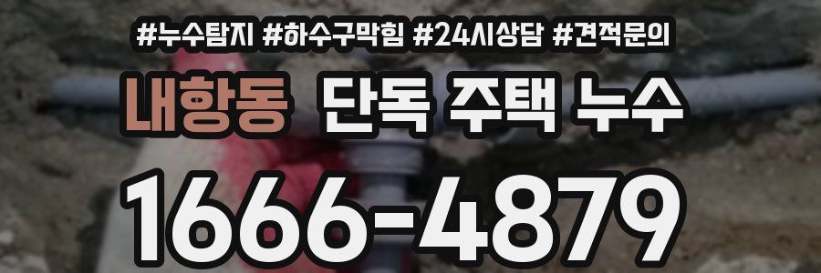 내항동 단독 주택 누수