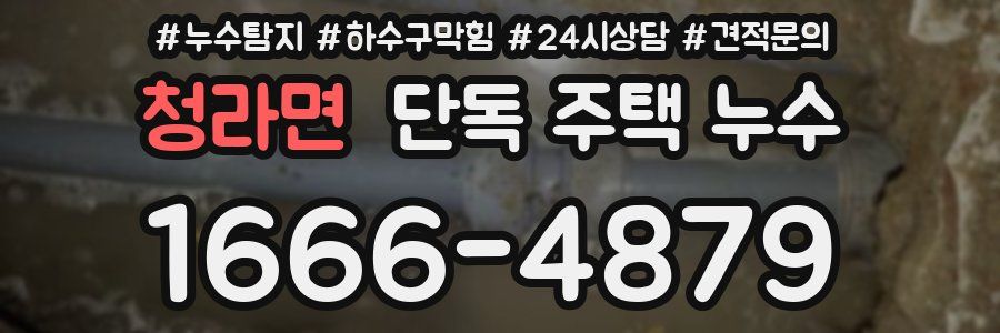 청라면 단독 주택 누수