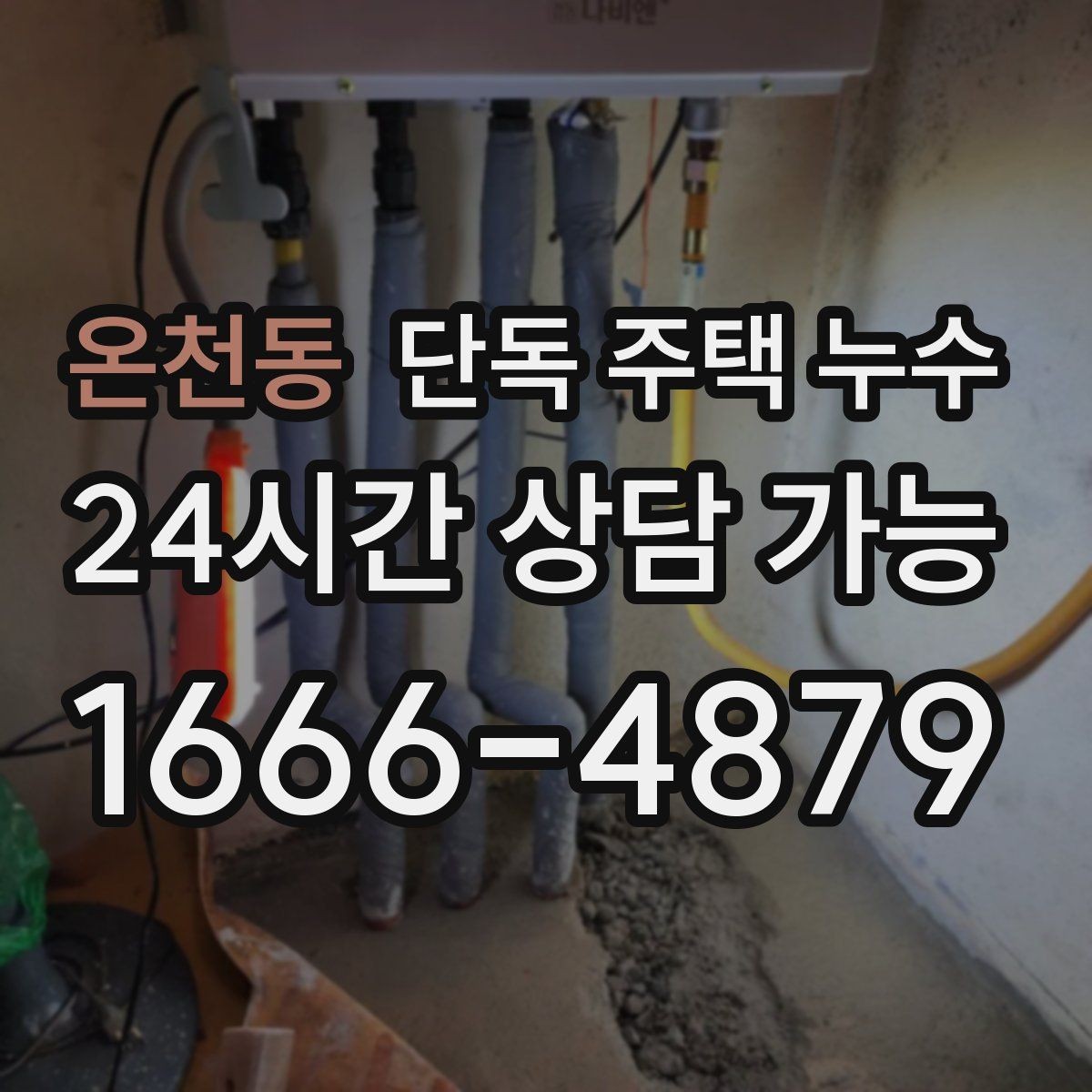 온천동 단독 주택 누수 물자국이 커지기 전에 해야 할 조치