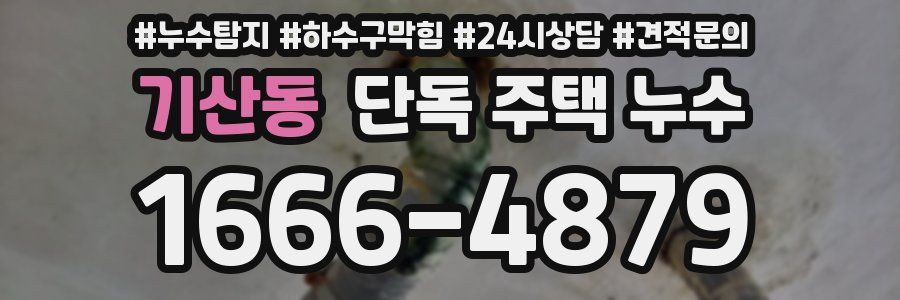 기산동 단독 주택 누수