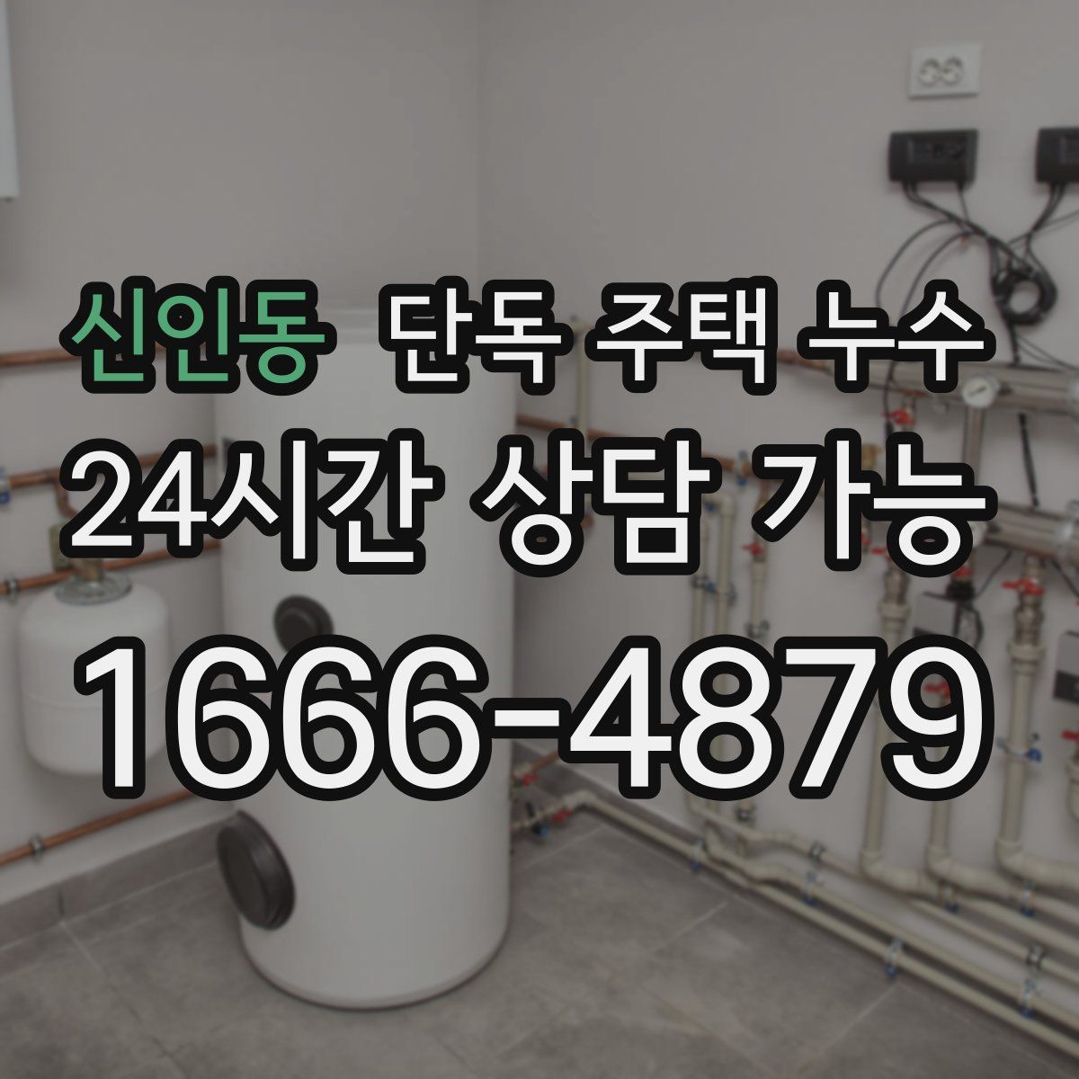 신인동 단독 주택 누수