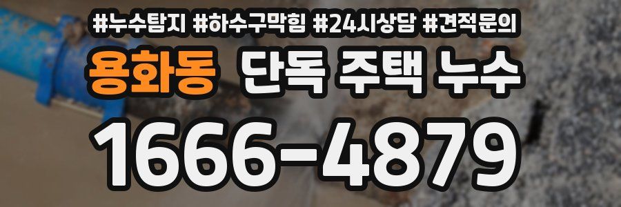 용화동 단독 주택 누수