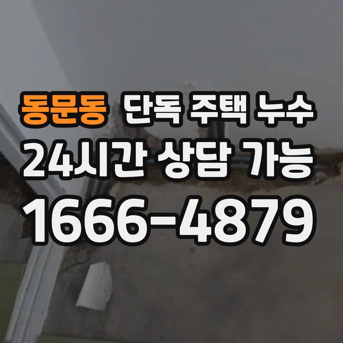 동문동 단독 주택 누수