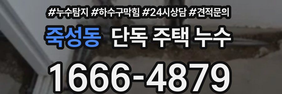 죽성동 단독 주택 누수
