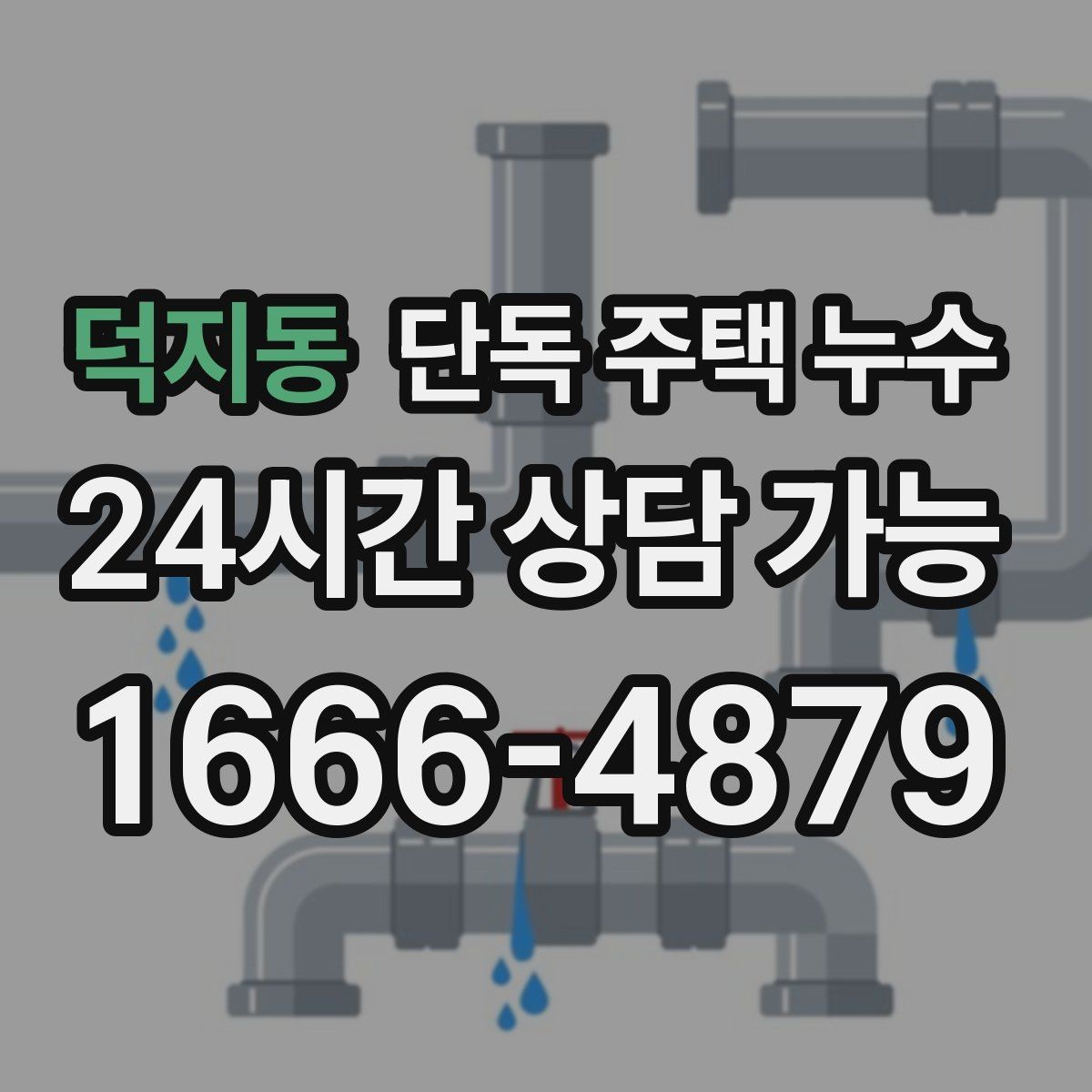 덕지동 단독 주택 누수 창가 쪽만 젖는 집에서 흔한 원인