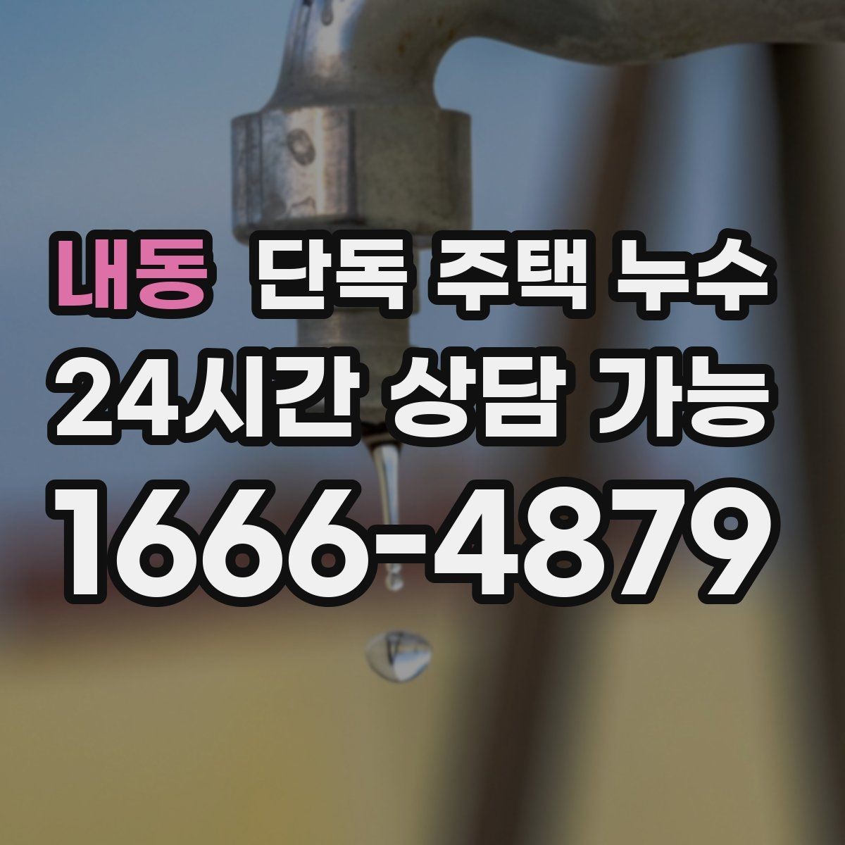 내동 단독 주택 누수 샤워 후 물이 밖으로 새는 원인