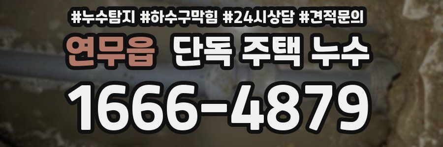 연무읍 단독 주택 누수