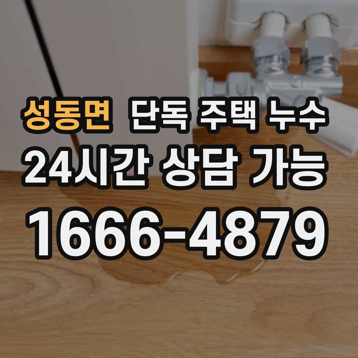 성동면 단독 주택 누수 문틀 아래가 썩는 듯 변색될 때
