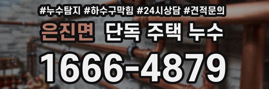 은진면 단독 주택 누수