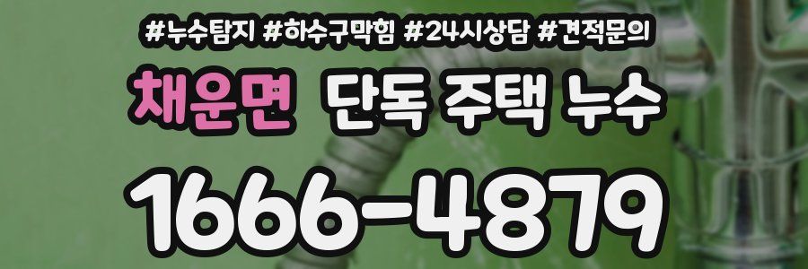 채운면 단독 주택 누수