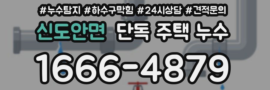 신도안면 단독 주택 누수