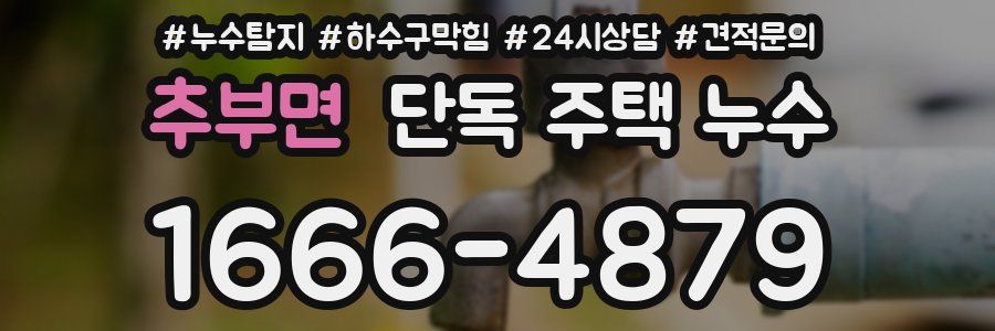 추부면 단독 주택 누수