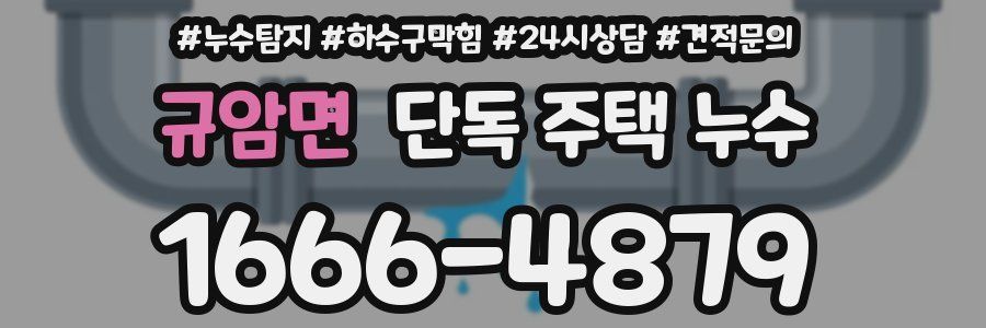 규암면 단독 주택 누수