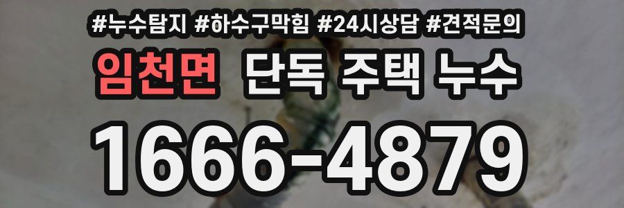 임천면 단독 주택 누수