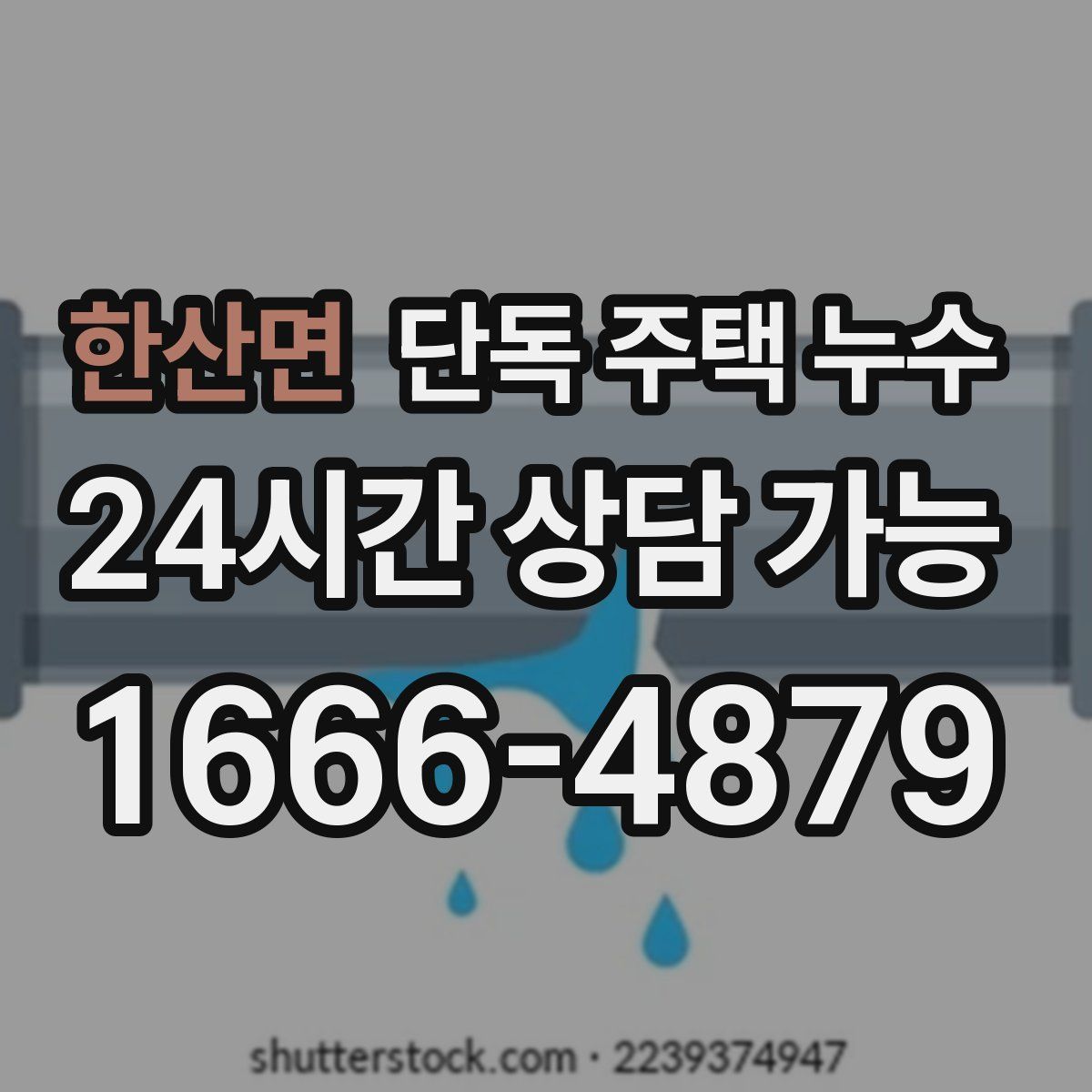 한산면 단독 주택 누수