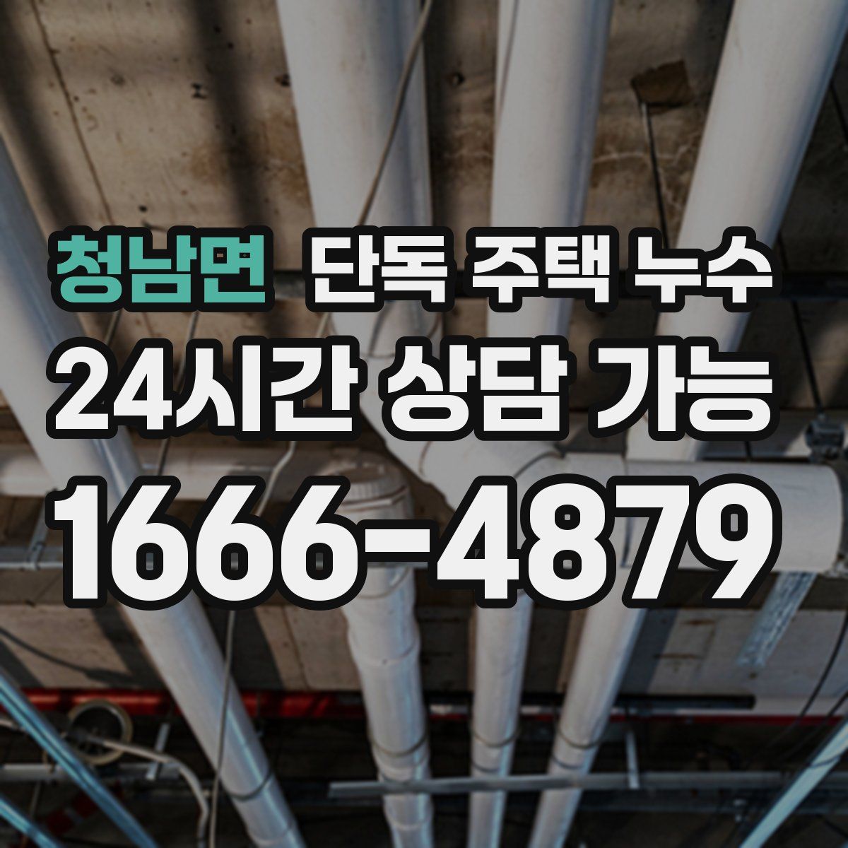 청남면 단독 주택 누수