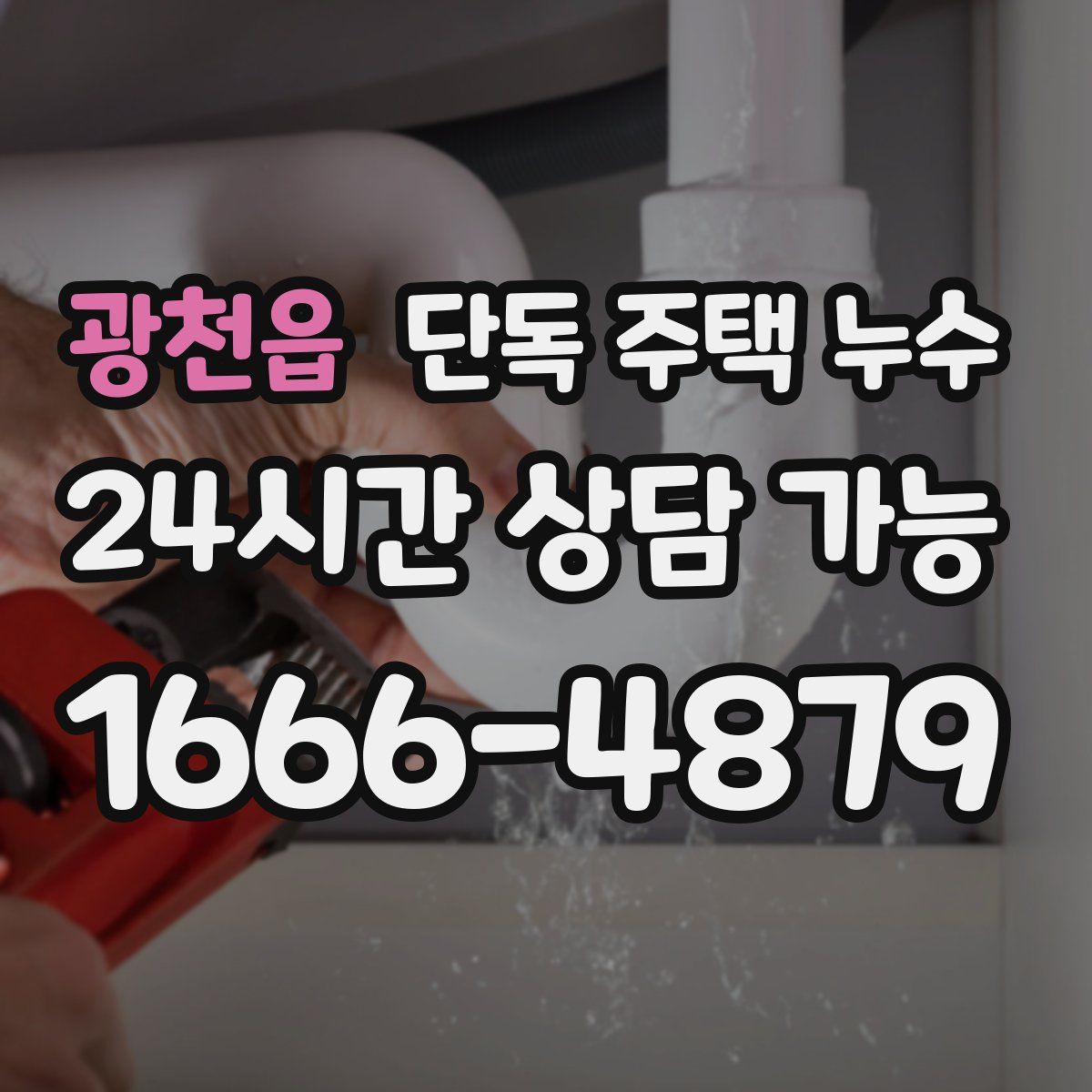 광천읍 단독 주택 누수