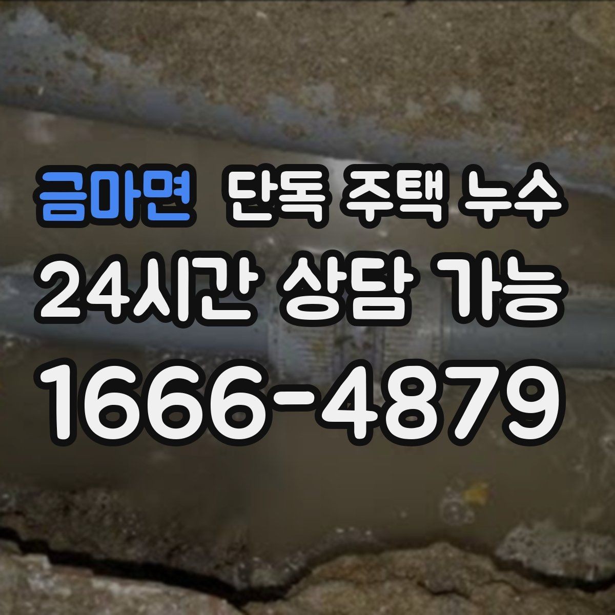 금마면 단독 주택 누수 분배기 밸브 주변 물자국이 생길 때