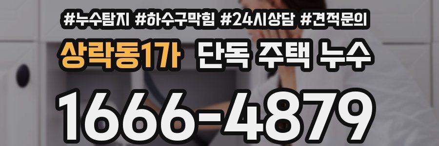 상락동1가 단독 주택 누수