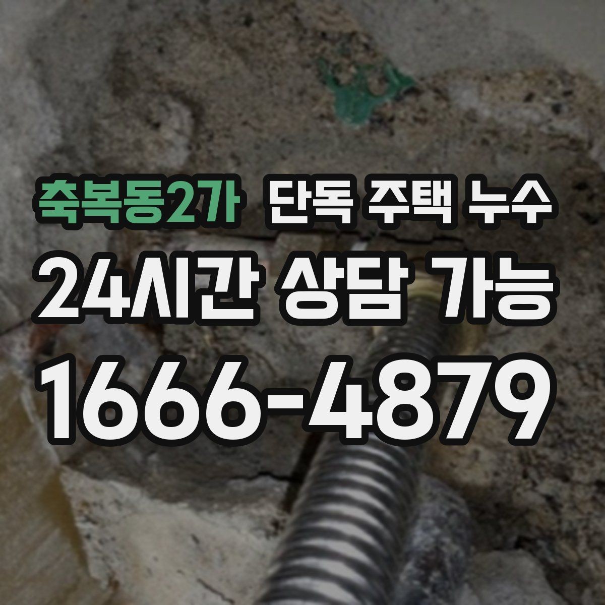 축복동2가 단독 주택 누수 유리 하부 물고임이 반복될 때 점검