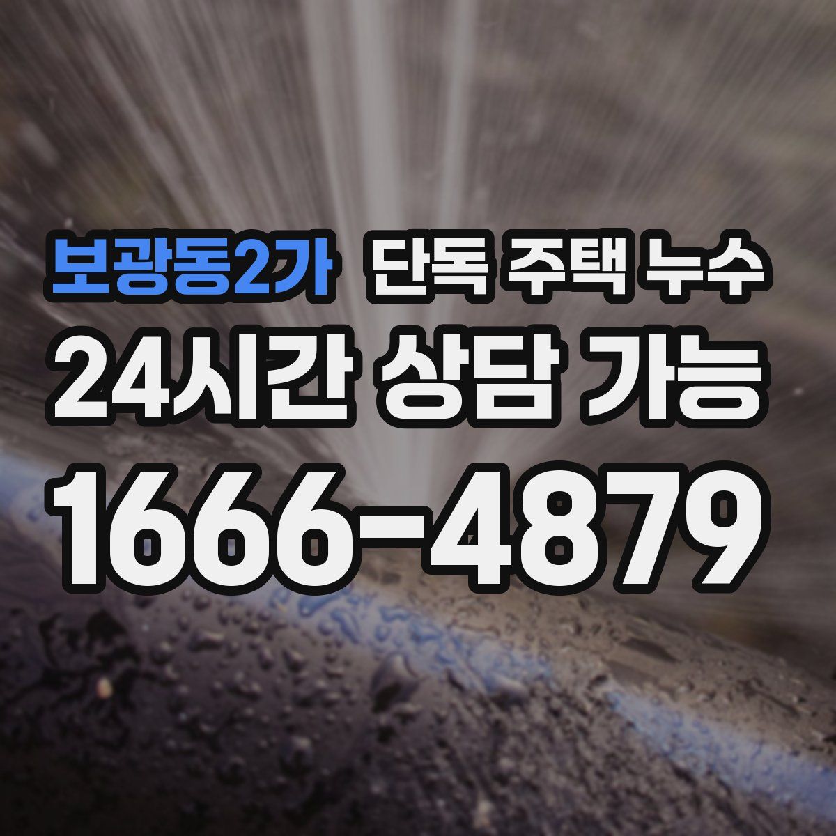 보광동2가 단독 주택 누수