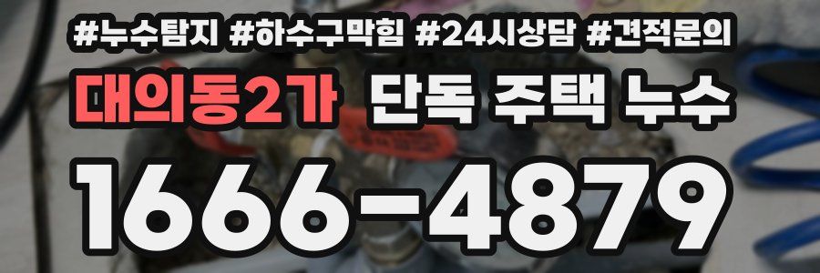 대의동2가 단독 주택 누수