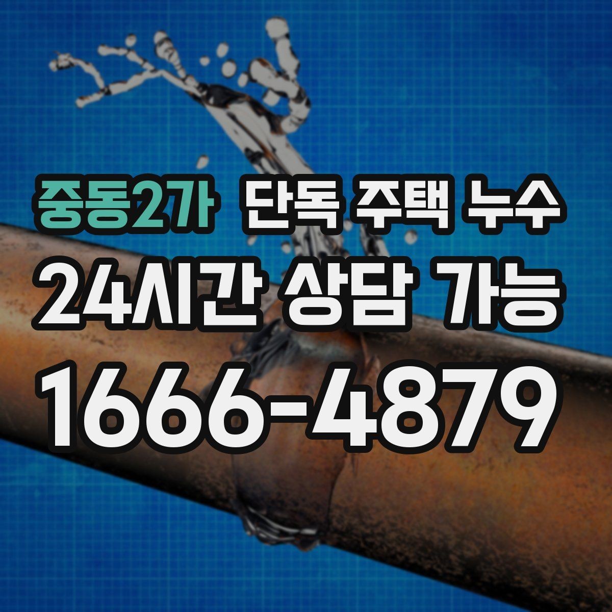 중동2가 단독 주택 누수 냉장고 뒤쪽 바닥이 젖는다면 배관 의심