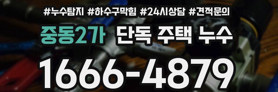 중동2가 단독 주택 누수