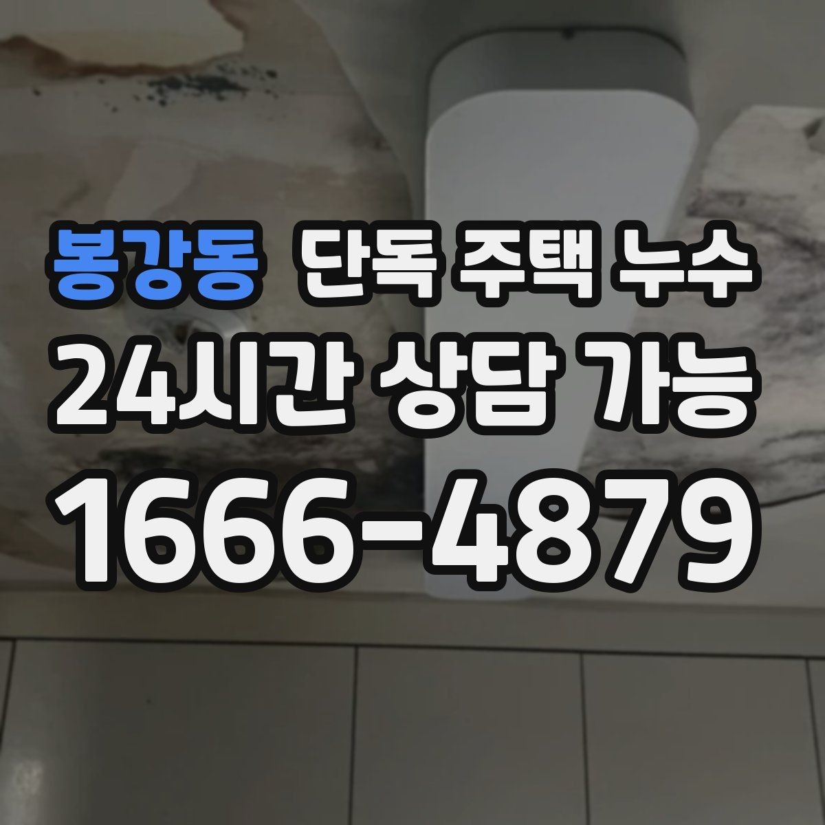 봉강동 단독 주택 누수 벽지 이음선 따라 물자국이 생길 때