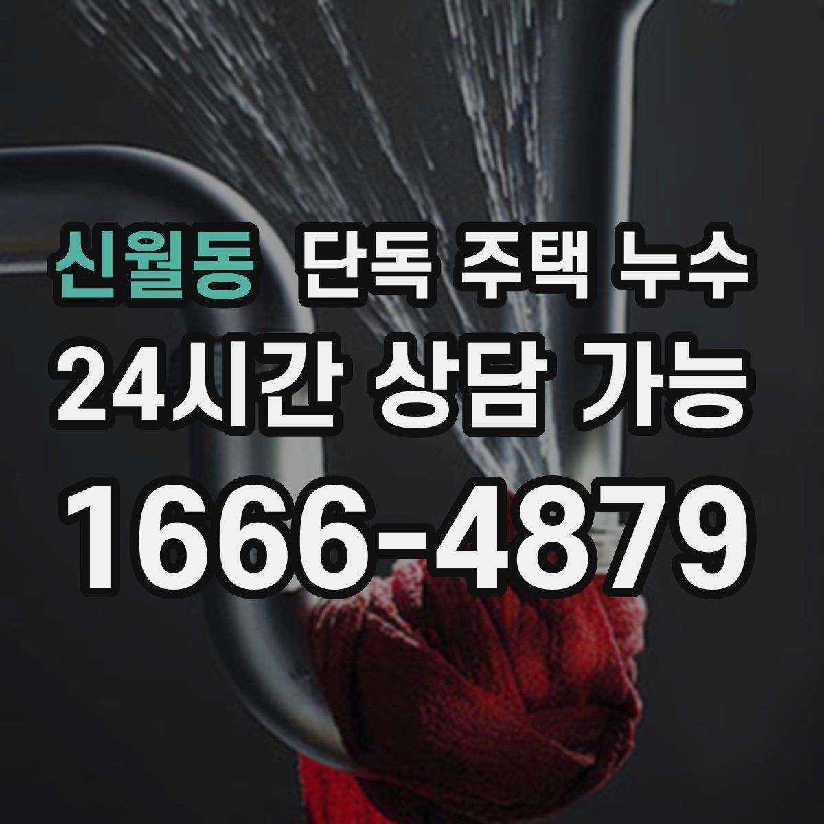 신월동 단독 주택 누수 창고와 본채 연결부에서 새는 경우