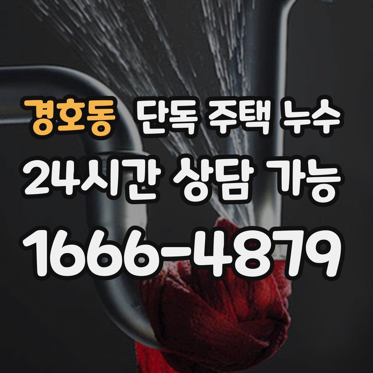 경호동 단독 주택 누수