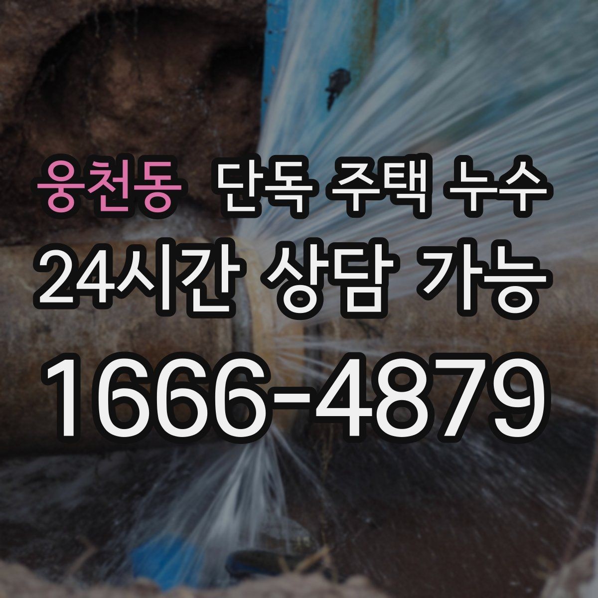 웅천동 단독 주택 누수 재발 없는 수리를 위한 증상 정리 방법