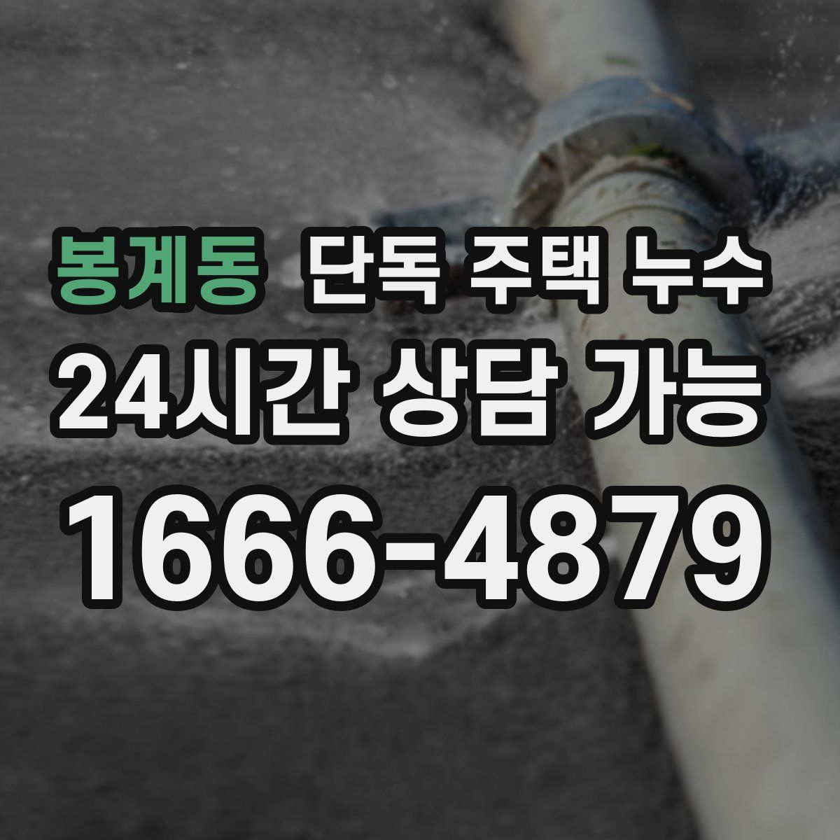 봉계동 단독 주택 누수