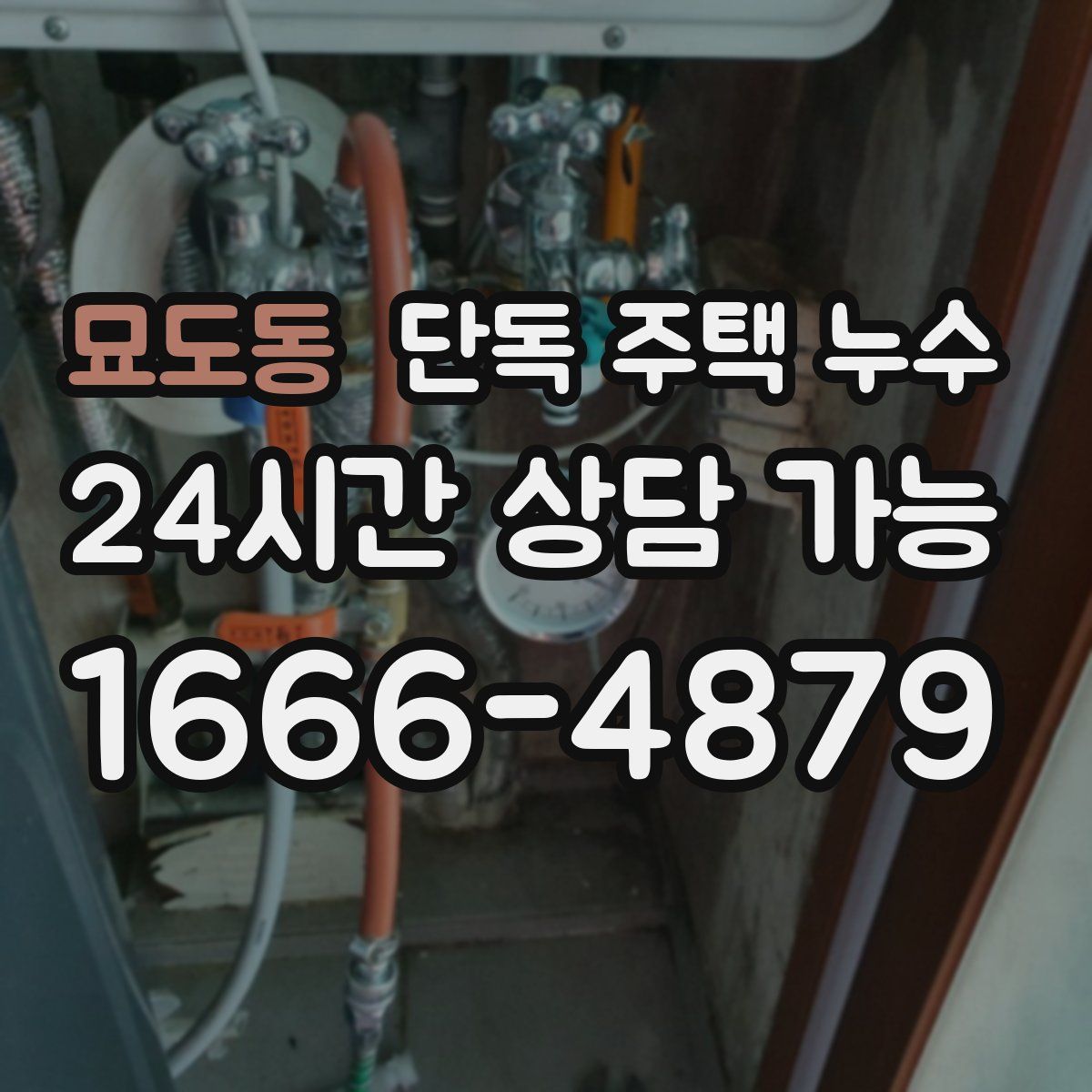 묘도동 단독 주택 누수