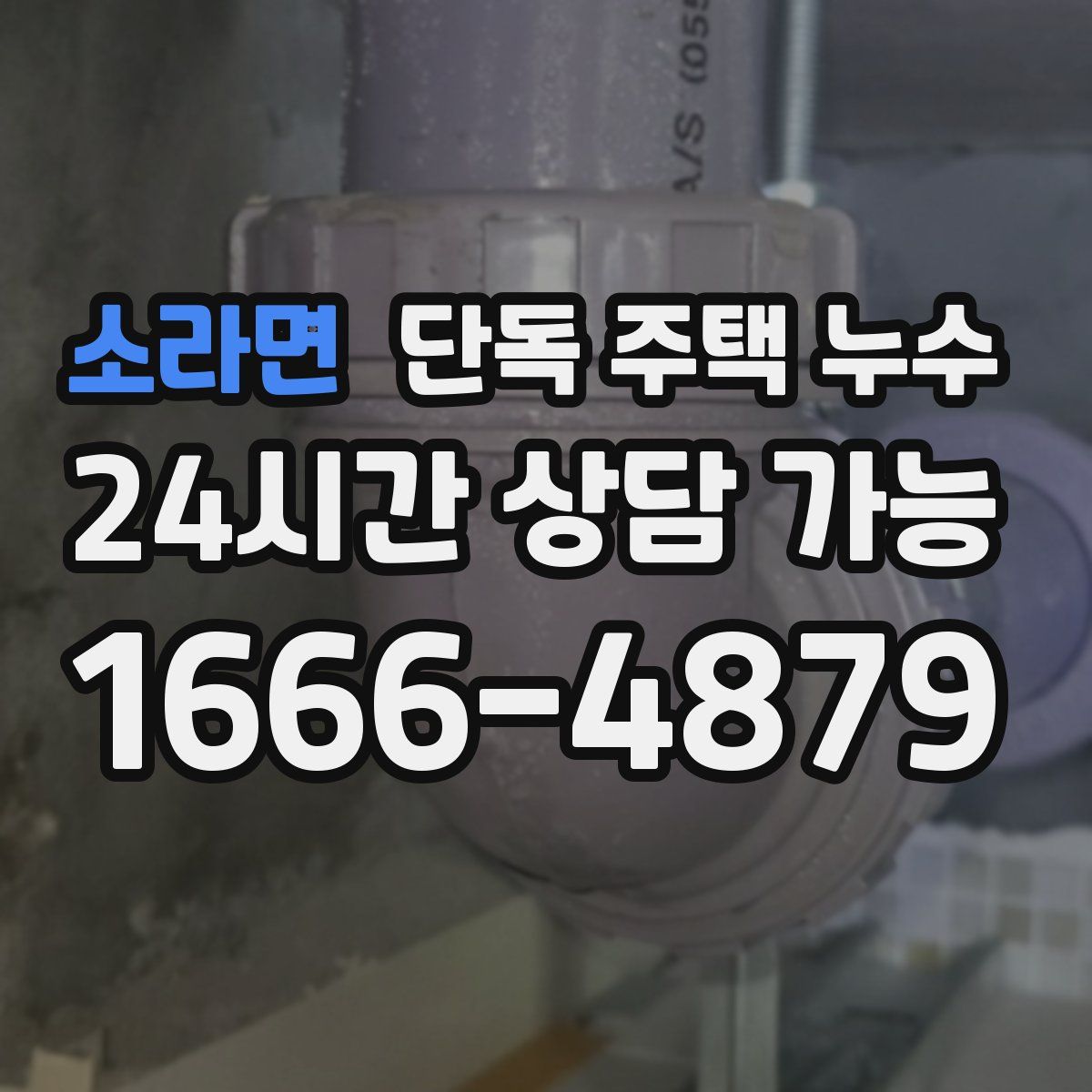 소라면 단독 주택 누수